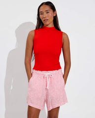 Getaway Short 5" - Coastal Stripe: Sweet Chili Heat / Coconut