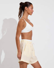Getaway Short 5" - Bungalow Stripe: Melt / Coconut