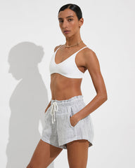 Getaway Short 2.5" - Coastal Stripe: Varsity / Coconut